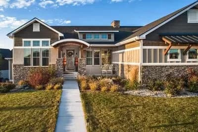 Rugged Craftsman Home Plan with Optional Finished Lower Level