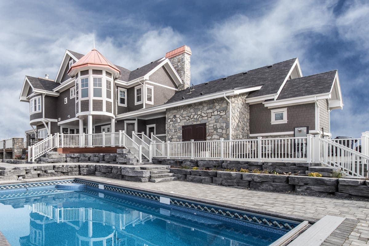 Plan 95054RW: Grand Shingle Style House Plan with Large Home Office with Fireplace - 5887 Sq Ft - Image #5 - Rustic, Shingle, Traditional