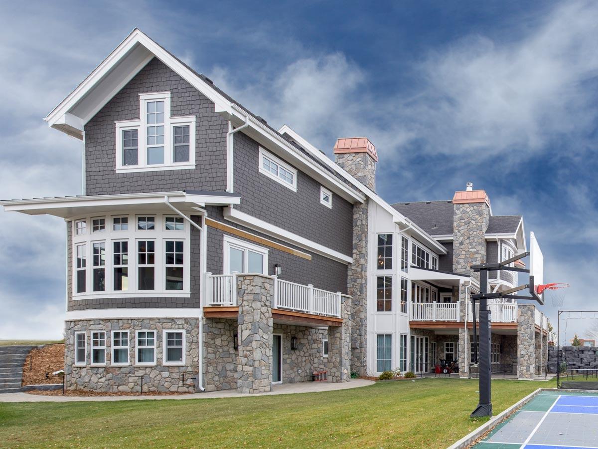 Plan 95054RW: Grand Shingle Style House Plan with Large Home Office with Fireplace - 5887 Sq Ft - Image #6 - Rustic, Shingle, Traditional