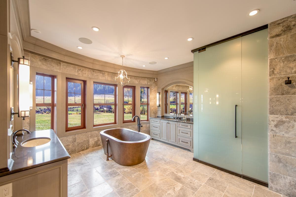 Plan 95054RW: Grand Shingle Style House Plan with Large Home Office with Fireplace - 5887 Sq Ft - Image #13 - Rustic, Shingle, Traditional