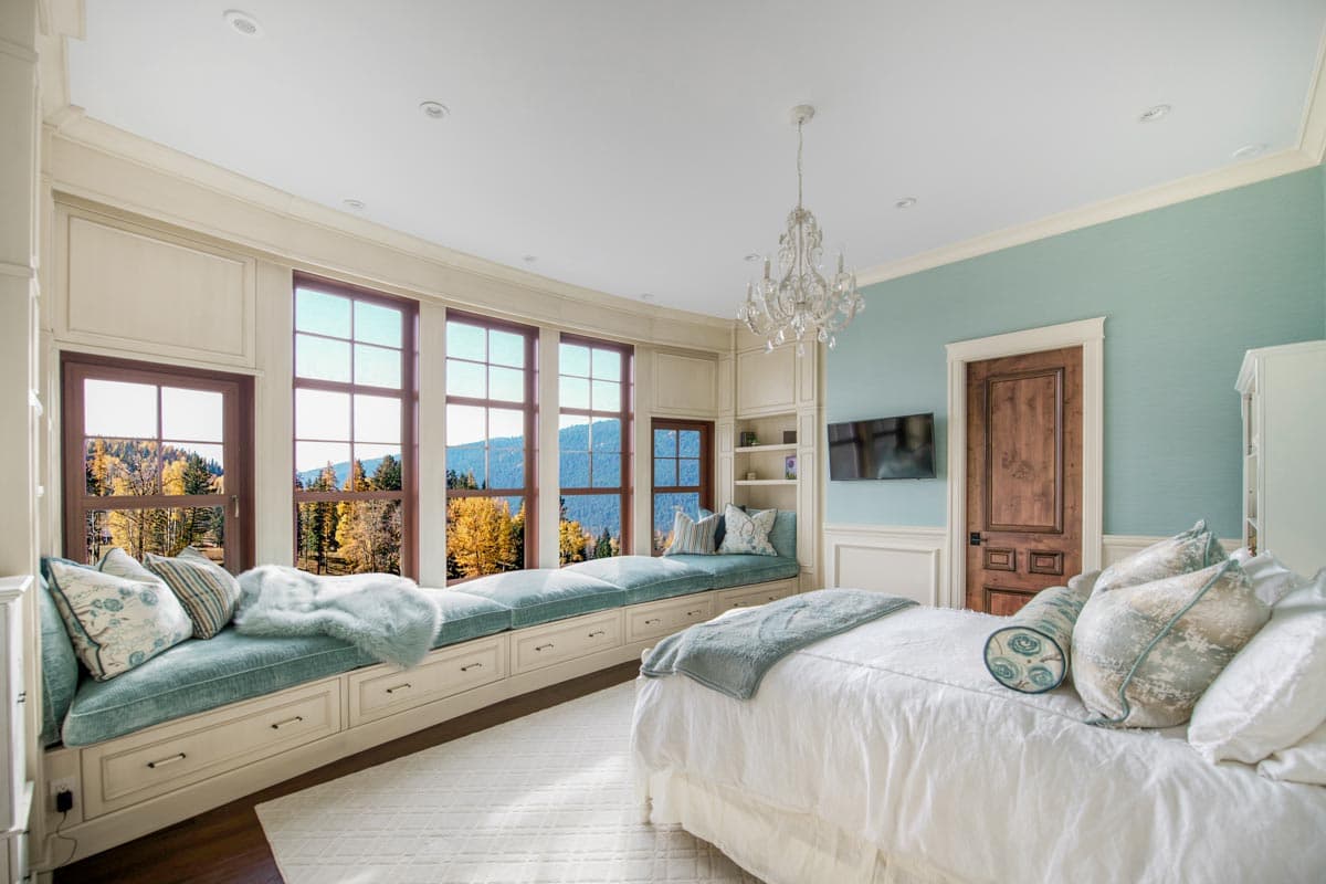 Plan 95054RW: Grand Shingle Style House Plan with Large Home Office with Fireplace - 5887 Sq Ft - Image #14 - Rustic, Shingle, Traditional