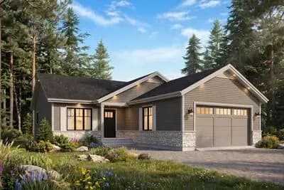 Affordable 2-Bed House Plan with Alternate Layout