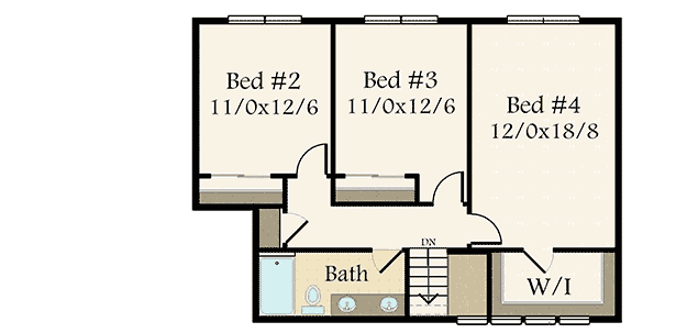 Plan 85252MS: Exclusive New American House Plan with Alternate Exterior - Floor Plan - 2nd Floor - Country, Craftsman, Farmhouse, Modern Farmhouse, New American, Northwest