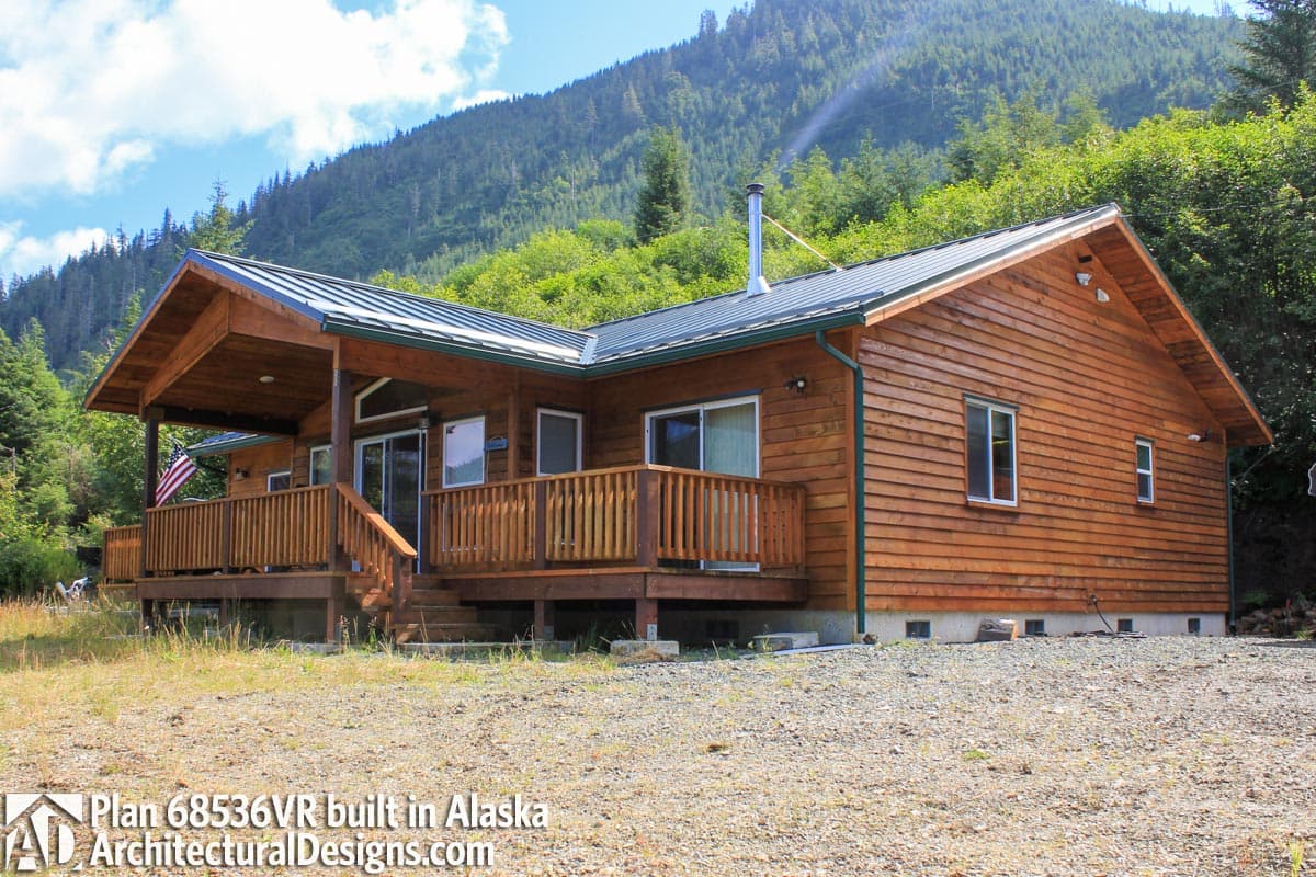 build gallery item - Country House Plan 68536VR Comes to Life in Alaska