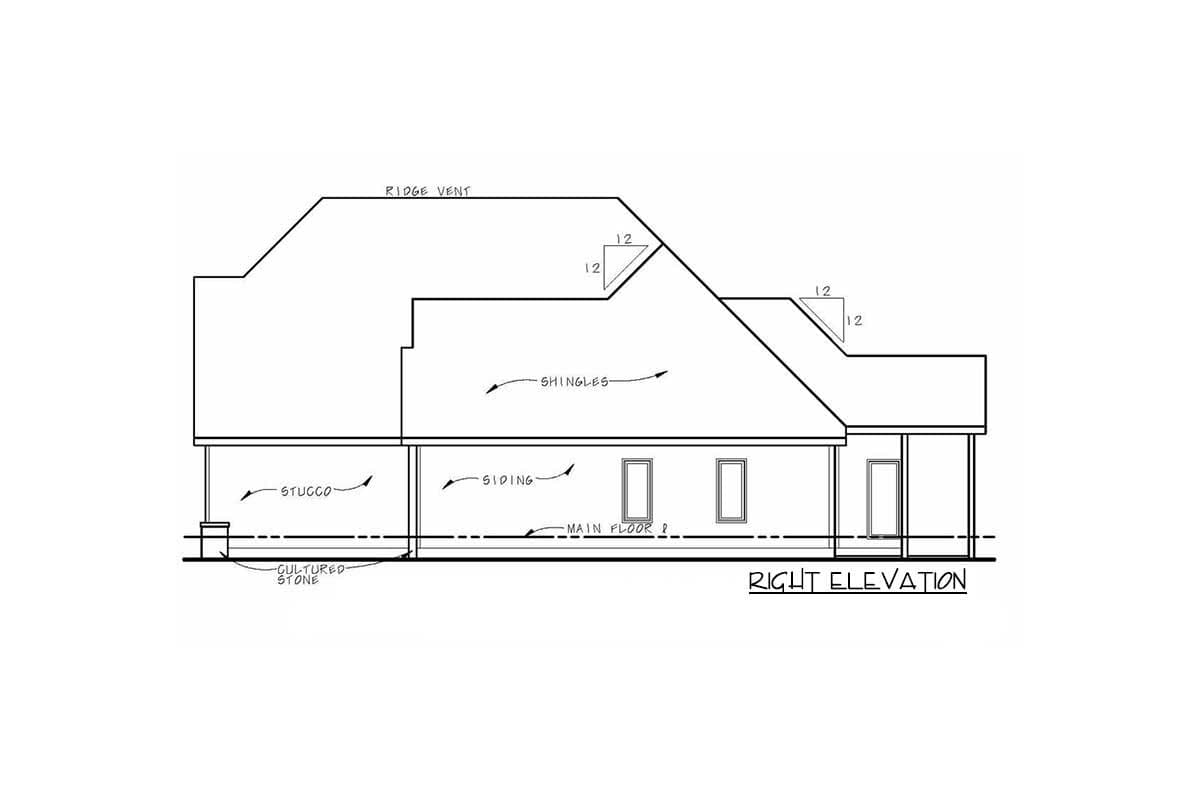Plan 42536DB: Two-Bed House Plan with Options - Image #4 - European, Traditional, Transitional