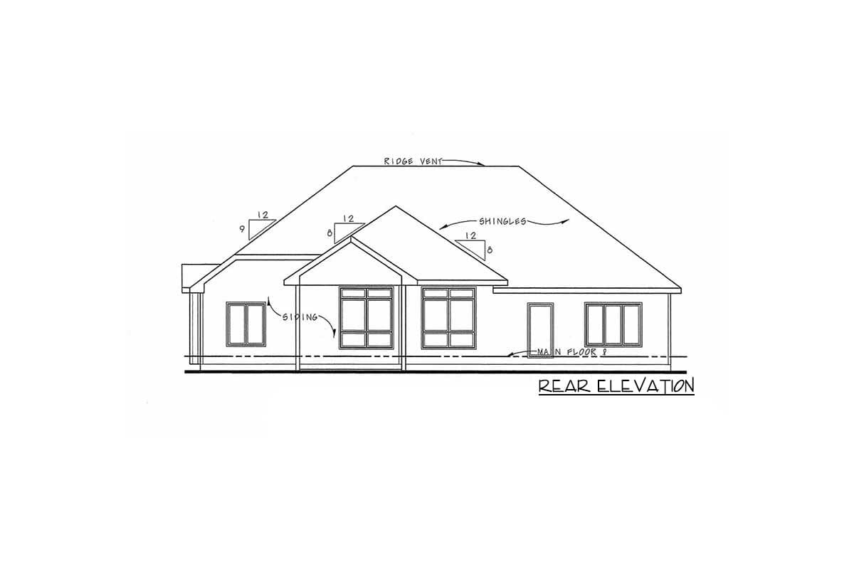 Plan 42537DB: Brick House Plan with Lots of Options - Image #4 - Traditional
