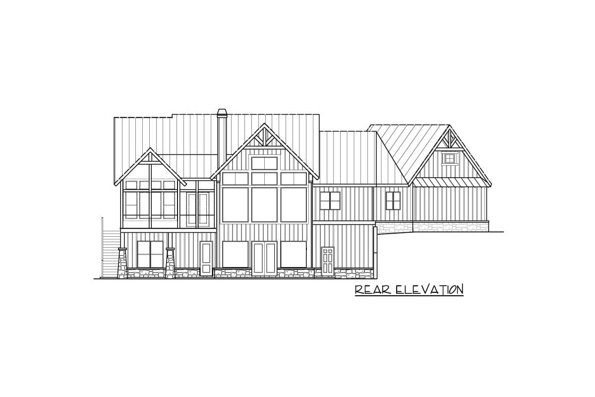 Plan 25642GE: Country Craftsman House Plan with Angled Garage and Finished Lower Level - Image #25 - Country, Craftsman
