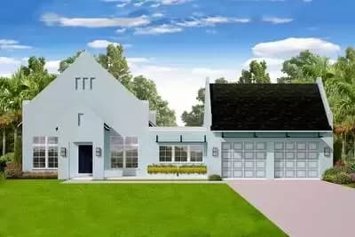 Versatile Single-Story 3-Bedroom Modern House Plan