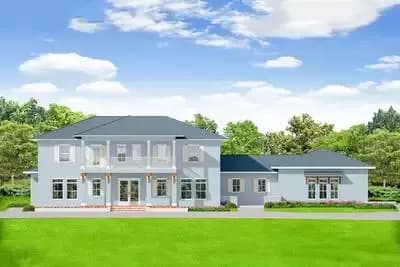 Stately 5-Bedroom House Plan with Upstairs Game Room and Upstairs Laundry