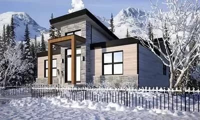 Contemporary Vacation House Plan