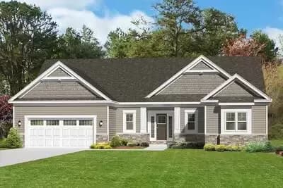 3-Bedroom One-Story Open Concept Home Plan - Architectural Designs - 1796 Sq Ft