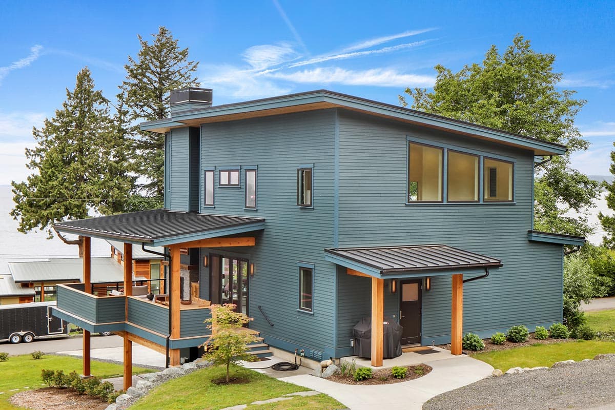 Plan 280000JWD: Splendid Contemporary House Plan with Drive-Under Garage - Image #5 - Contemporary, Modern, Mountain, Vacation