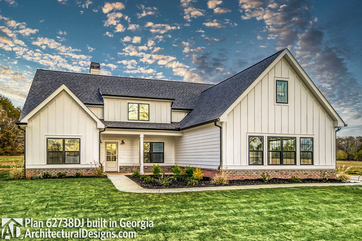 build gallery item - House Plan 62738DJ comes to life in Georgia