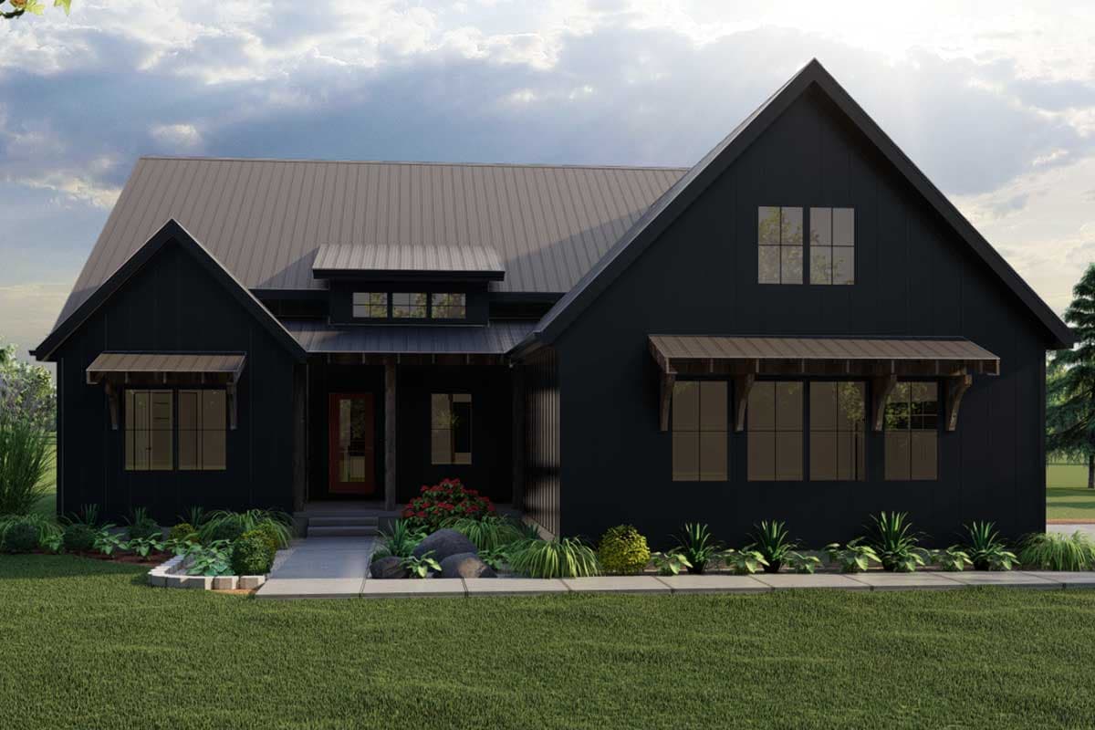 Plan 62738DJ: One-Story 3-Bed Modern Farmhouse Plan - Image #7 - Country, Farmhouse, Modern Farmhouse, New American
