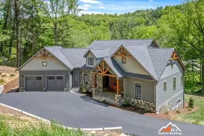 3-Bed Mountain Craftsman with Great Outdoor Spaces in Back - 2261 Sq Ft