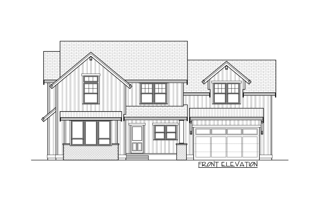 Plan 280003JWD: Stylish Traditional 3-Bed House Plan - Image #10 - Country, Farmhouse, New American, Traditional