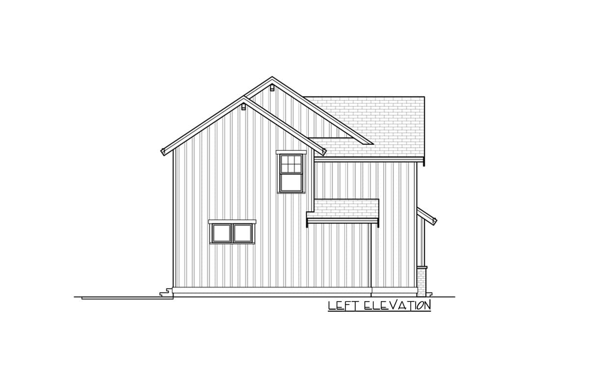 Plan 280003JWD: Stylish Traditional 3-Bed House Plan - Image #11 - Country, Farmhouse, New American, Traditional