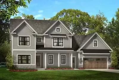 Stately 4-Bedroom Colonial House Plan