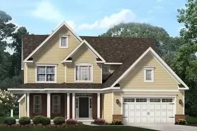 Delightful 4-Bed House Plan with 2-Story Foyer