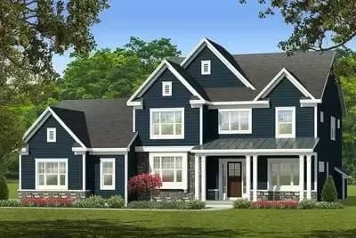 Spacious Two-Story Traditional House Plan