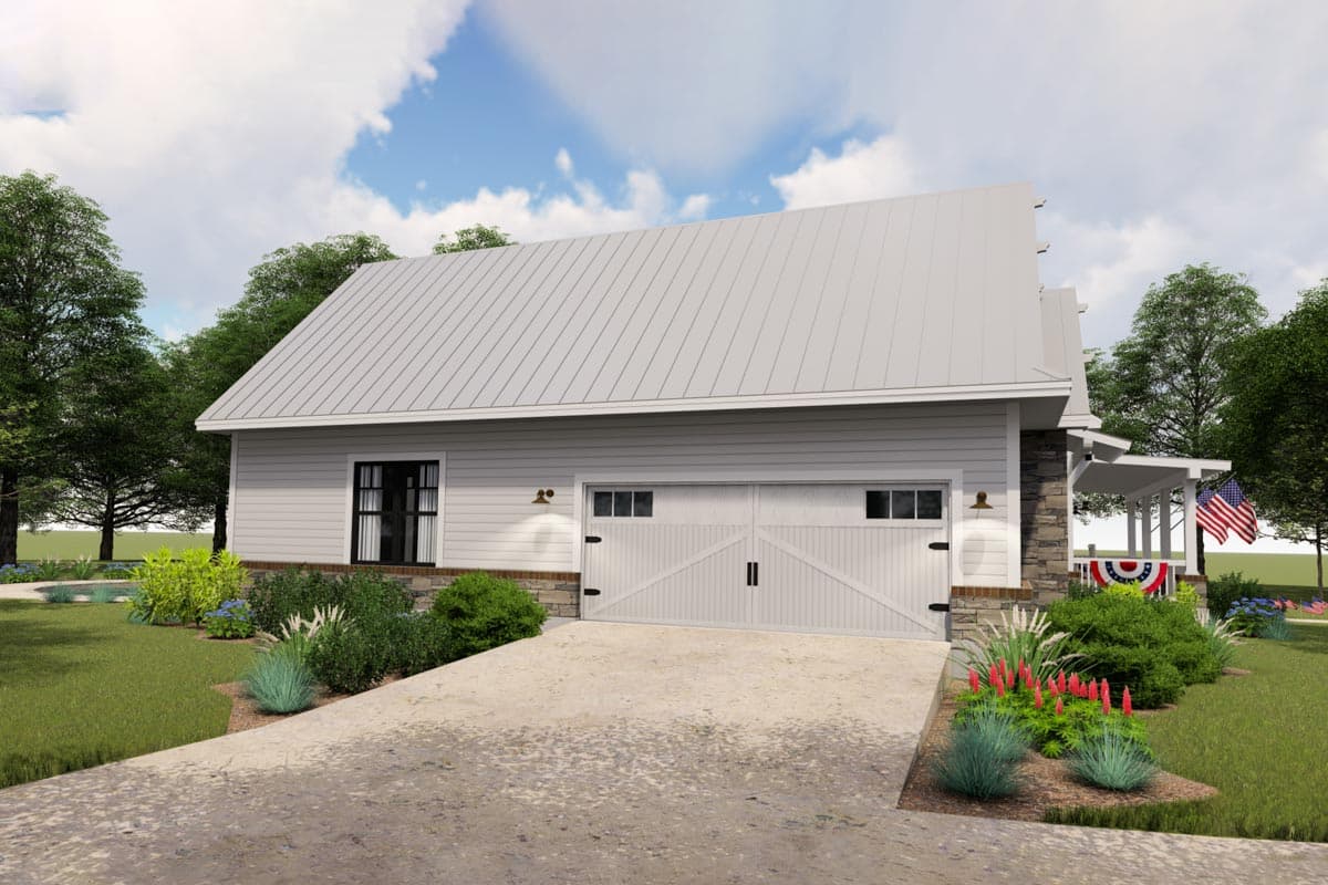 Plan 16903WG: Modern Farmhouse with Side-load Garage and Optional Bonus Room - Image #16 - Country, Farmhouse, Modern Farmhouse, New American, Southern