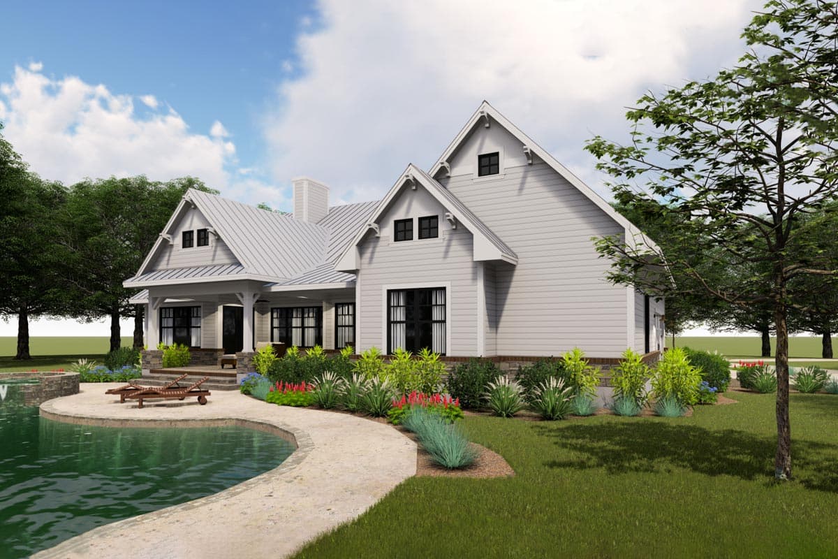 Plan 16903WG: Modern Farmhouse with Side-load Garage and Optional Bonus Room - Image #17 - Country, Farmhouse, Modern Farmhouse, New American, Southern