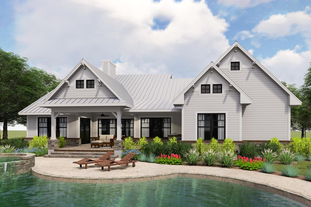 Plan 16903WG: Modern Farmhouse with Side-load Garage and Optional Bonus Room - Image #18 - Country, Farmhouse, Modern Farmhouse, New American, Southern