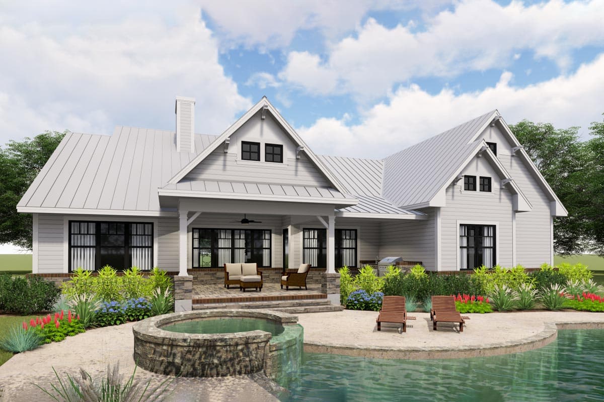 Plan 16903WG: Modern Farmhouse with Side-load Garage and Optional Bonus Room - Image #19 - Country, Farmhouse, Modern Farmhouse, New American, Southern