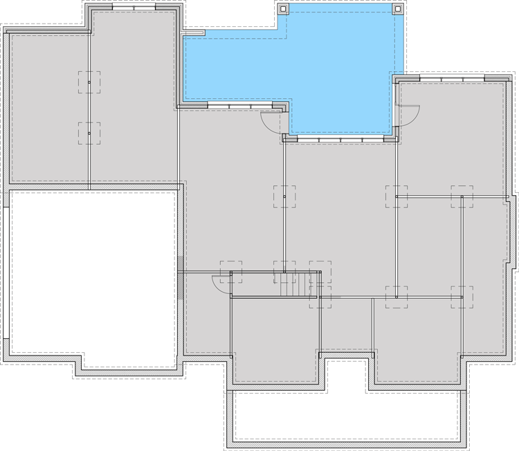 Plan 16903WG: Modern Farmhouse with Side-load Garage and Optional Bonus Room - Floor Plan - Walkout Basement - Country, Farmhouse, Modern Farmhouse, New American, Southern