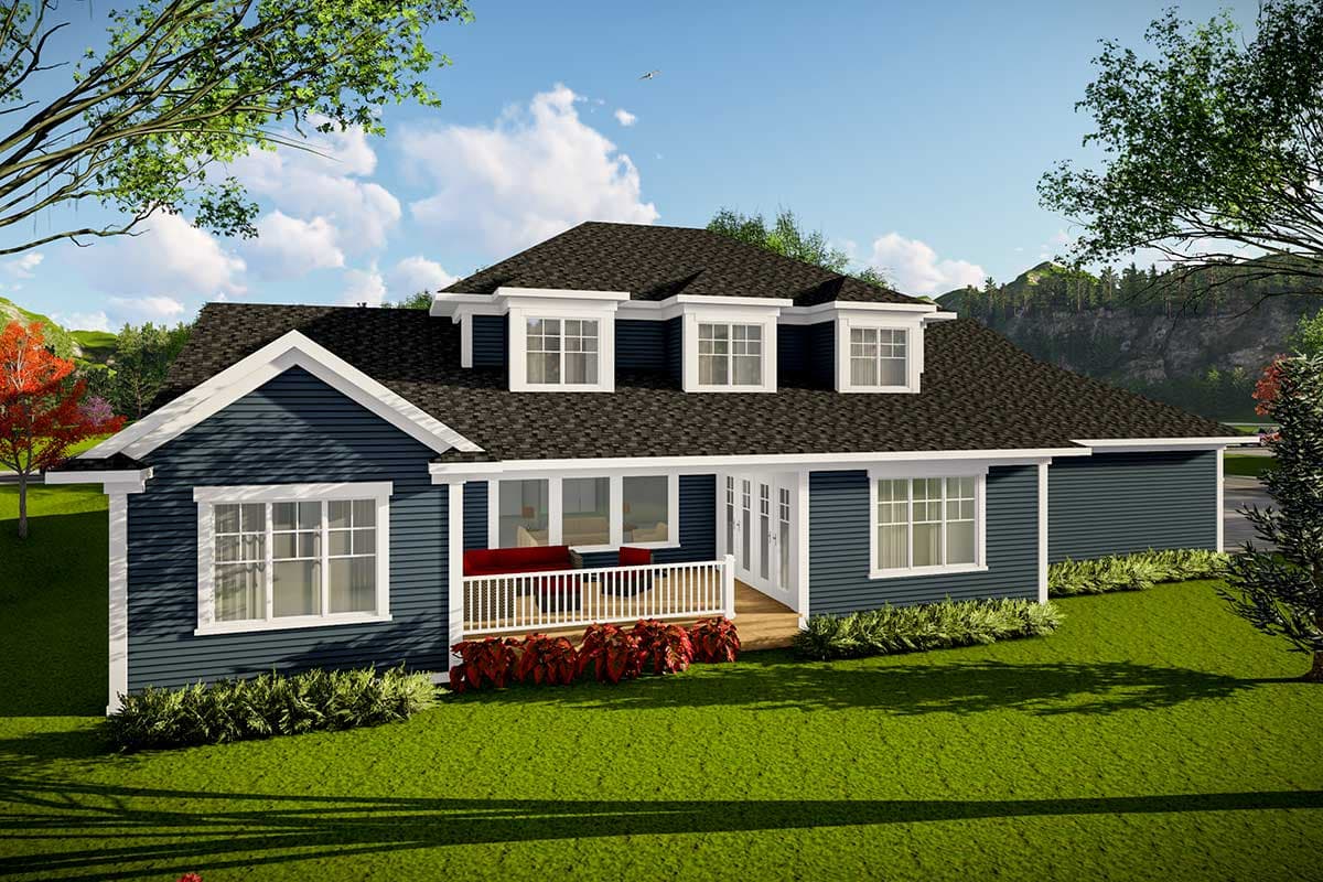 Plan 890088AH: Open Concept 4-Bed Craftsman Home Plan  - Image #27 - Craftsman, Northwest