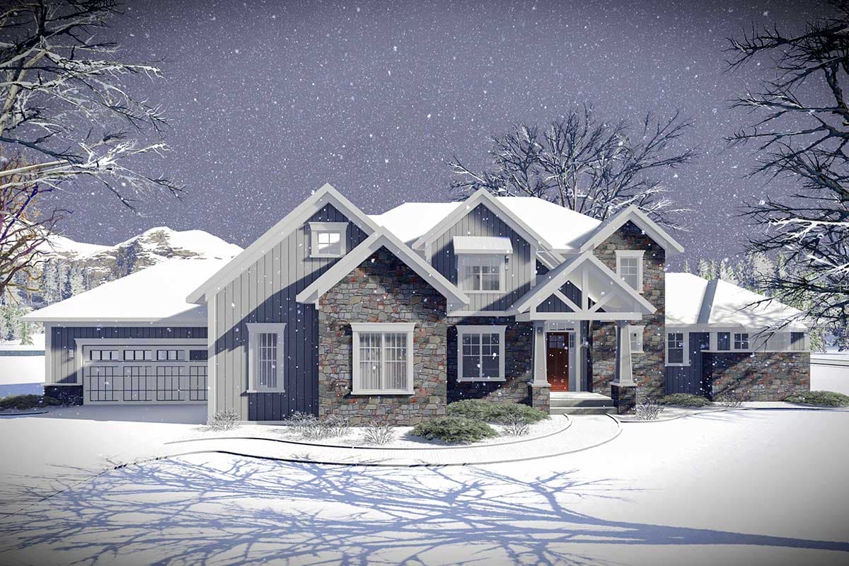 Plan 890089AH: Gorgeous Craftsman House Plan with Mother-In-Law Suite - Image #26 - Craftsman, Mountain, Northwest