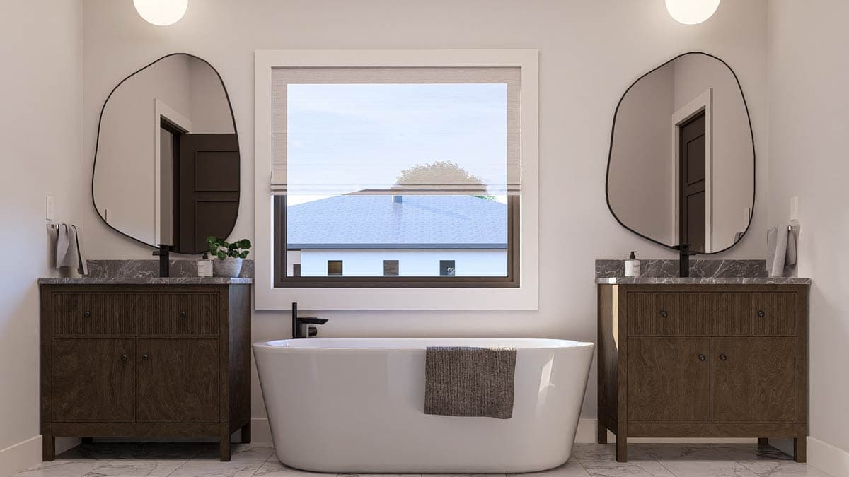 Plan 62739DJ: 3-Bed Modern Prairie House Plan - 1824 Sq Ft - Image #10 - Modern, Northwest, Prairie, Ranch