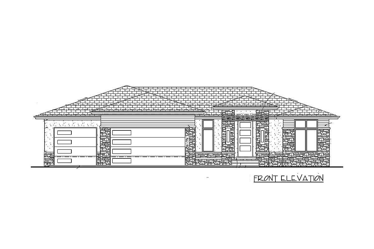 Plan 62739DJ: 3-Bed Modern Prairie House Plan - 1824 Sq Ft - Image #15 - Modern, Northwest, Prairie, Ranch