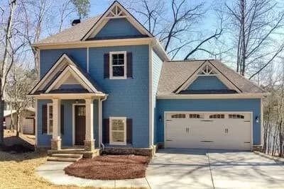Country Craftsman Home Plan with Private Master 2nd Floor