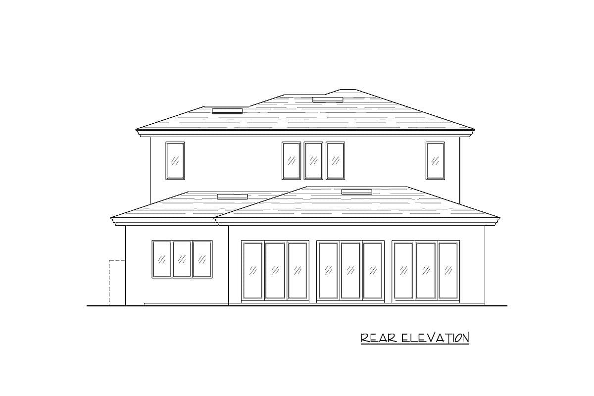 Plan 42840MJ: Striking 4-Bedroom Open Concept Home Plan - Image #4 - Contemporary, Florida-Style