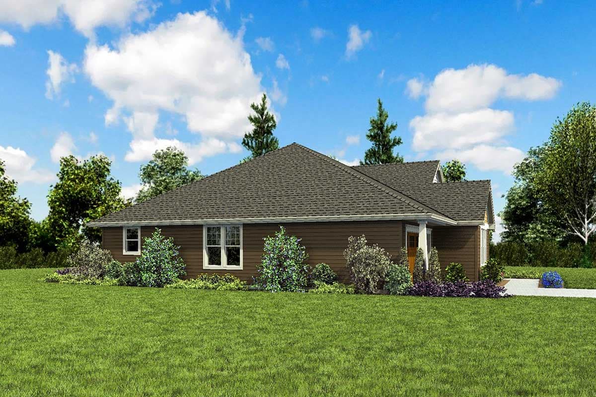 Plan 69691AM: One-Story House Plan with Two Master Suites - Image #4 - Craftsman, Northwest, Ranch