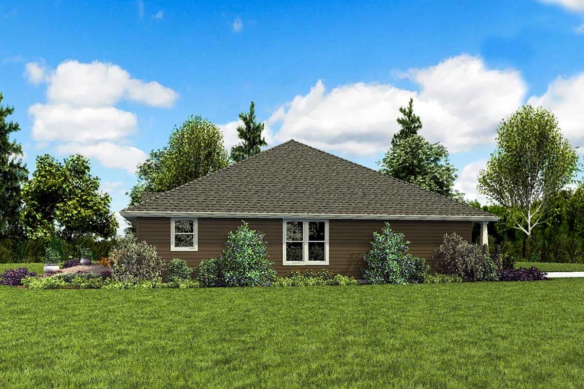 Plan 69691AM: One-Story House Plan with Two Master Suites - Image #5 - Craftsman, Northwest, Ranch