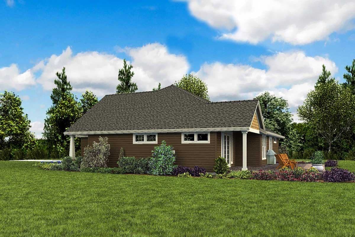 Plan 69691AM: One-Story House Plan with Two Master Suites - Image #10 - Craftsman, Northwest, Ranch