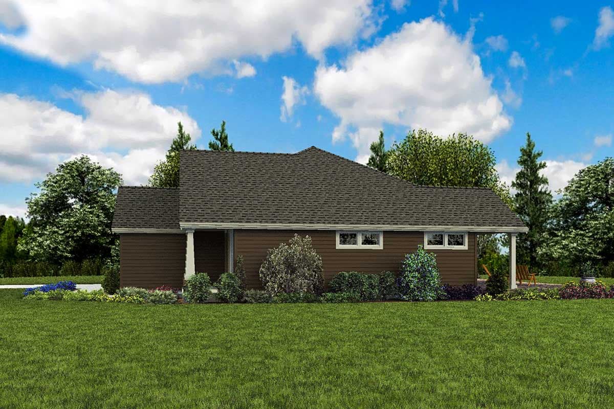 Plan 69691AM: One-Story House Plan with Two Master Suites - Image #11 - Craftsman, Northwest, Ranch