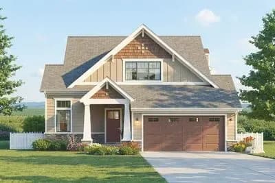 Charming Country Craftsman with Versatile Living and Spacious Master Suite