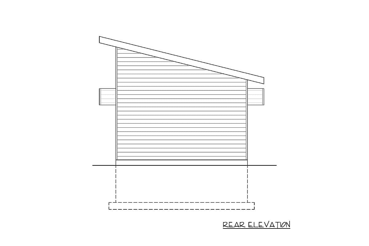 Plan 22528DR: Detached Garage Plan with Modern Exterior - Image #5