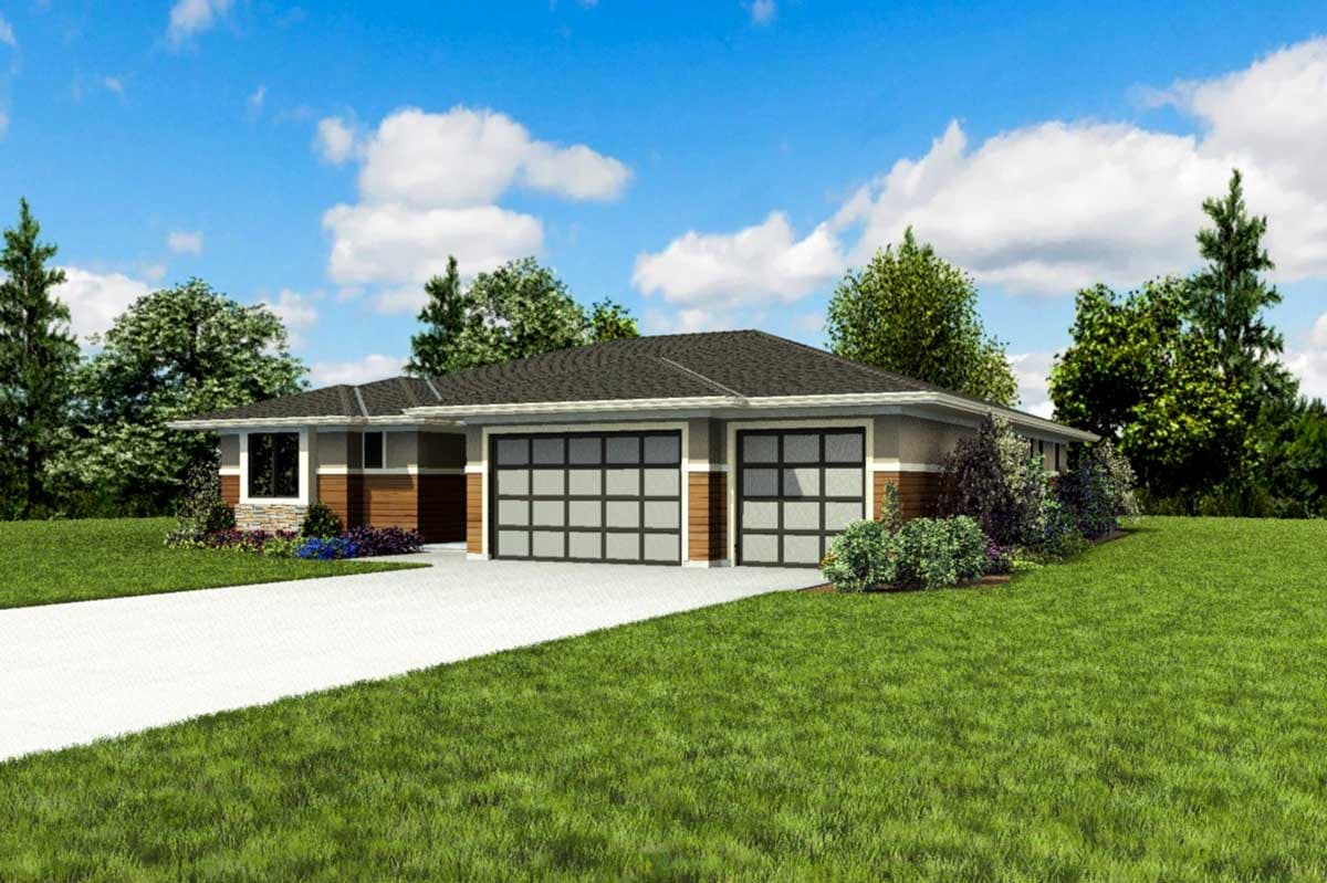 Plan 69693AM: Flexible Prairie Style Home Plan with Split Bedrooms - Image #12 - Northwest, Prairie