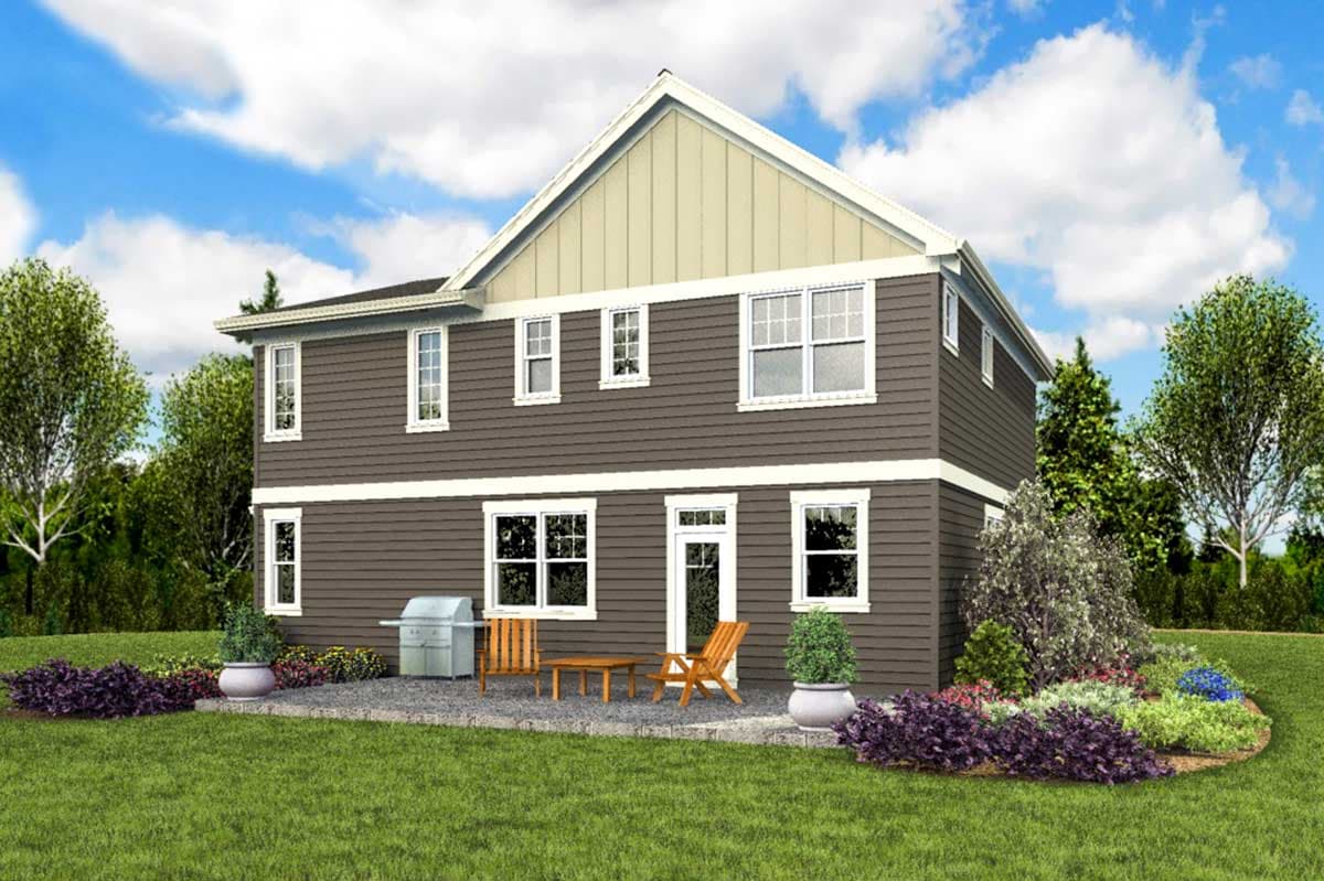 Plan 69696AM: Compact Craftsman Home Plan with Apartment Over Garage - Image #6 - Country, Craftsman, Northwest, Traditional