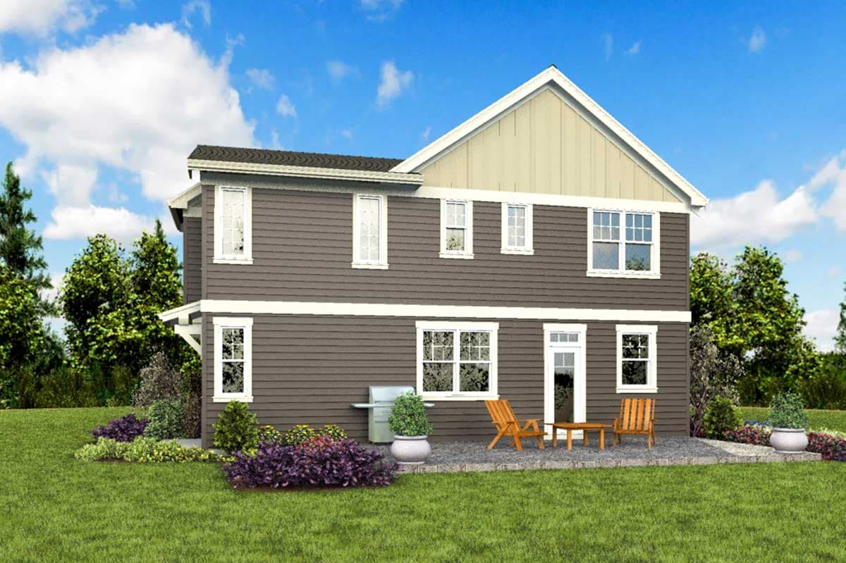 Plan 69696AM: Compact Craftsman Home Plan with Apartment Over Garage - Image #8 - Country, Craftsman, Northwest, Traditional