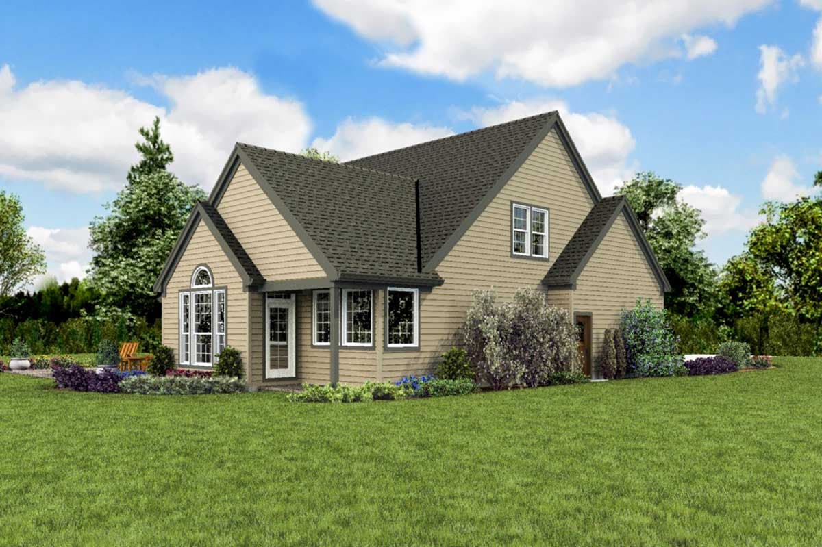 Plan 69697AM: 4-Bed House Plan with Vaulted Great Room and Master Suite - Image #6 - European, French Country, Northwest, Traditional