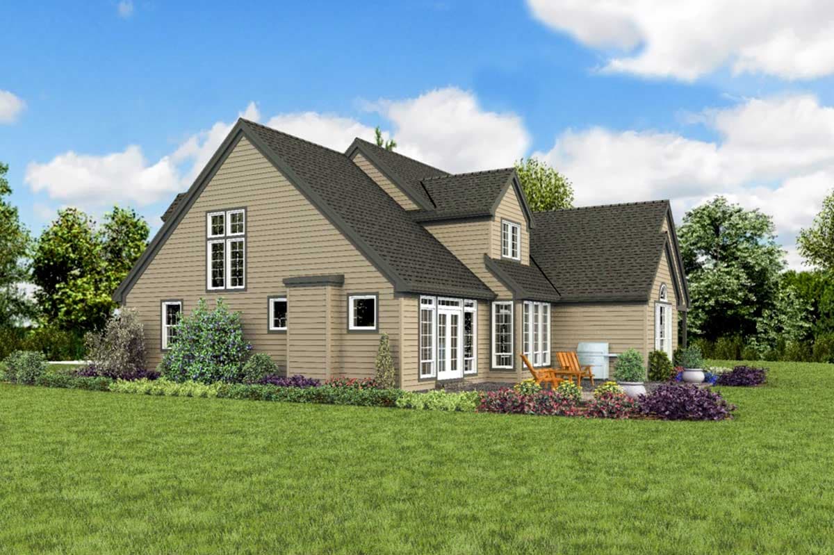 Plan 69697AM: 4-Bed House Plan with Vaulted Great Room and Master Suite - Image #9 - European, French Country, Northwest, Traditional