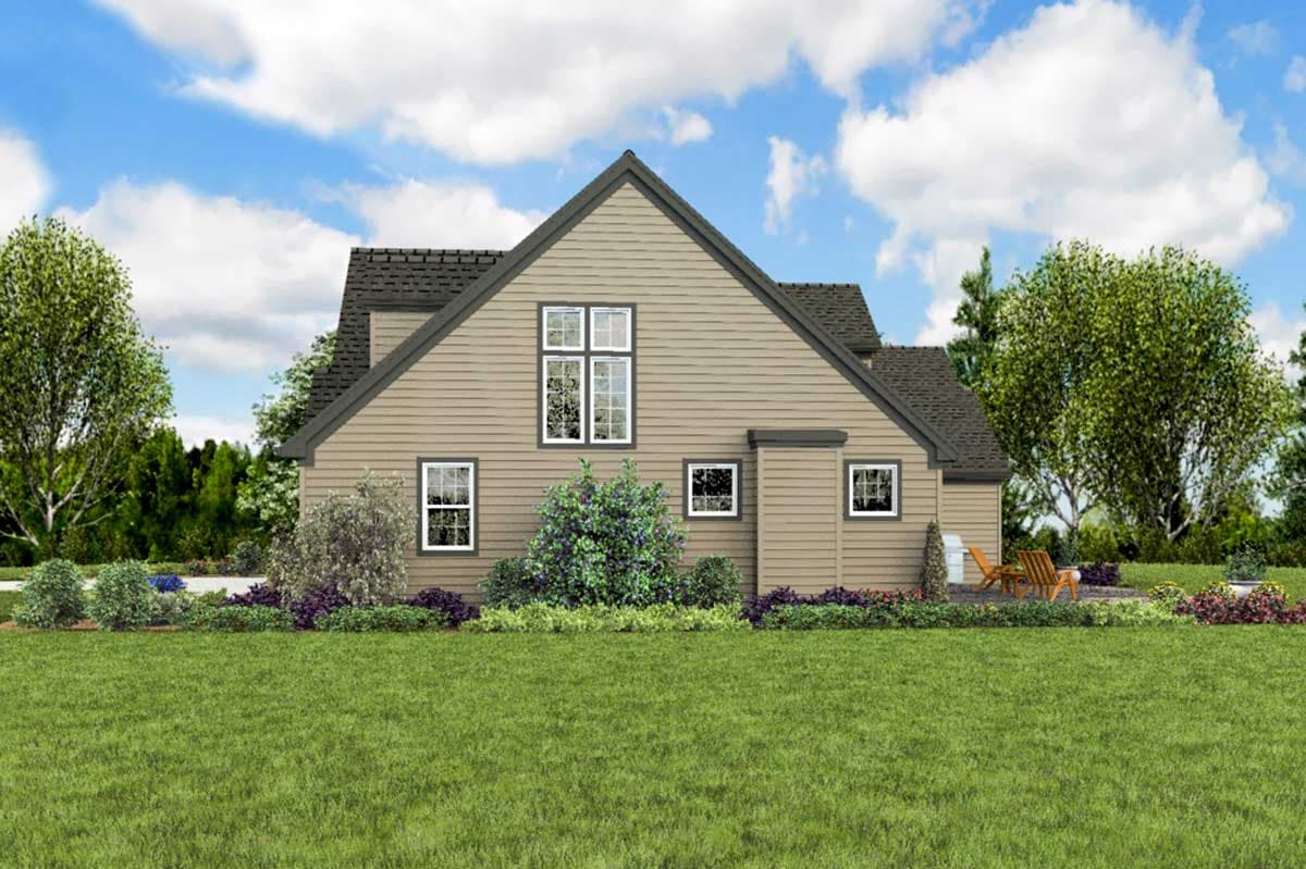 Plan 69697AM: 4-Bed House Plan with Vaulted Great Room and Master Suite - Image #10 - European, French Country, Northwest, Traditional