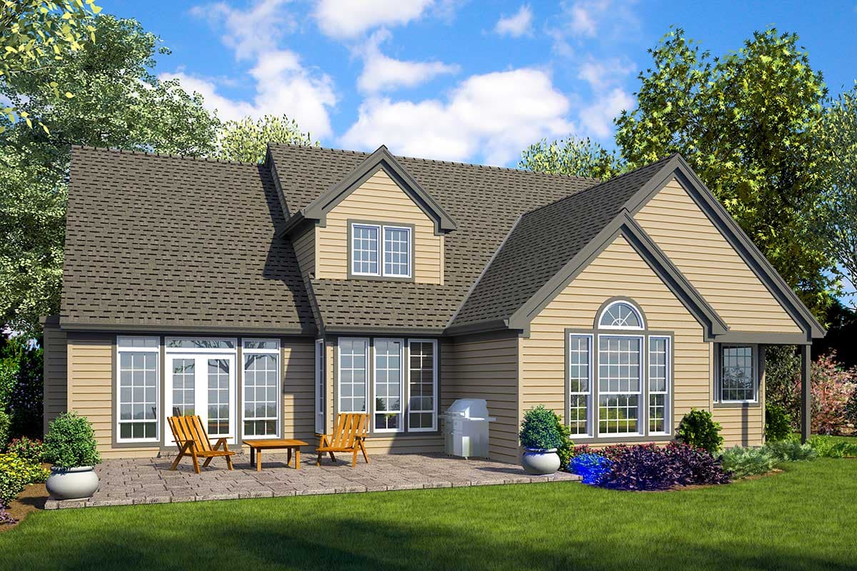 Plan 69697AM: 4-Bed House Plan with Vaulted Great Room and Master Suite - Image #12 - European, French Country, Northwest, Traditional
