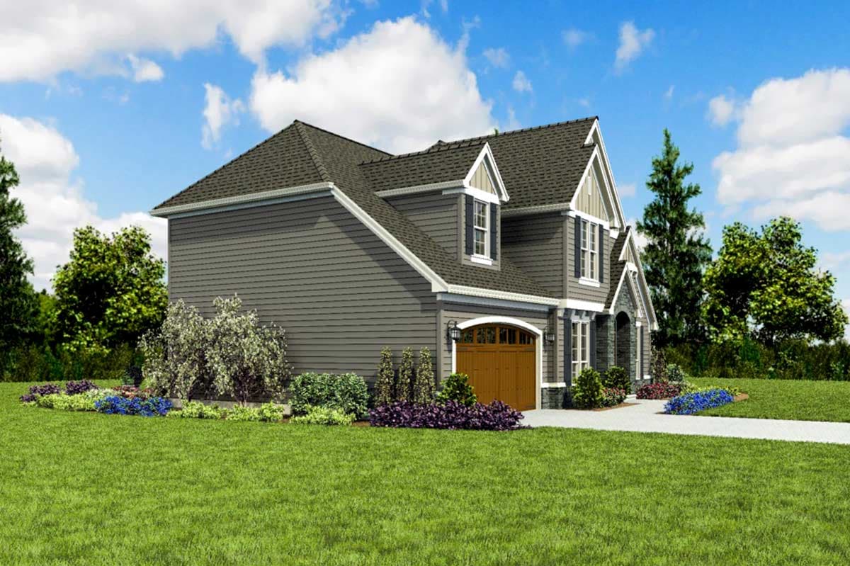 Plan 69698AM: 4-Bed House Plan with Dynamic Exterior - 2535 Sq Ft - Image #4 - Northwest, Traditional