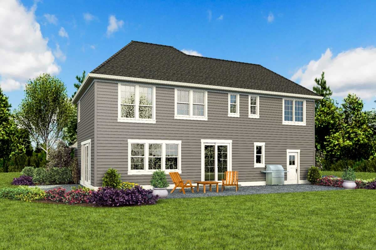 Plan 69698AM: 4-Bed House Plan with Dynamic Exterior - 2535 Sq Ft - Image #9 - Northwest, Traditional